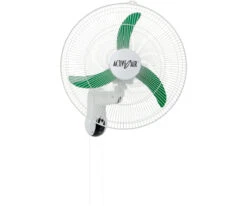 Active Air 18″ Oscillating Wall Mount Fan