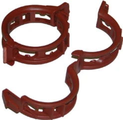 Mega Twine Clips, 25 Mm, Terracotta, 100 Pack