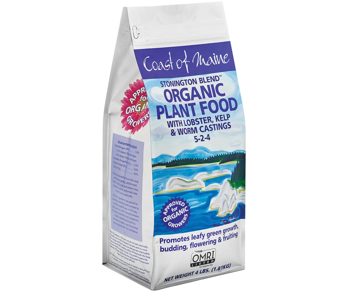 Coast Of Maine Stonington Blend Organic Plant Food, 4 Lb 1 Coast Of Maine Stonington Blend Organic Plant Food, 4 Lb