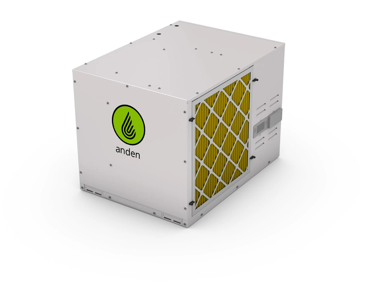 Anden Grow-Optimized Industrial Dehumidifier, 320 Pints/Day 277v 1 Anden Grow-Optimized Industrial Dehumidifier, 320 Pints/Day 277v