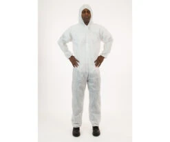 International Enviroguard White SMS Coverall With Hood