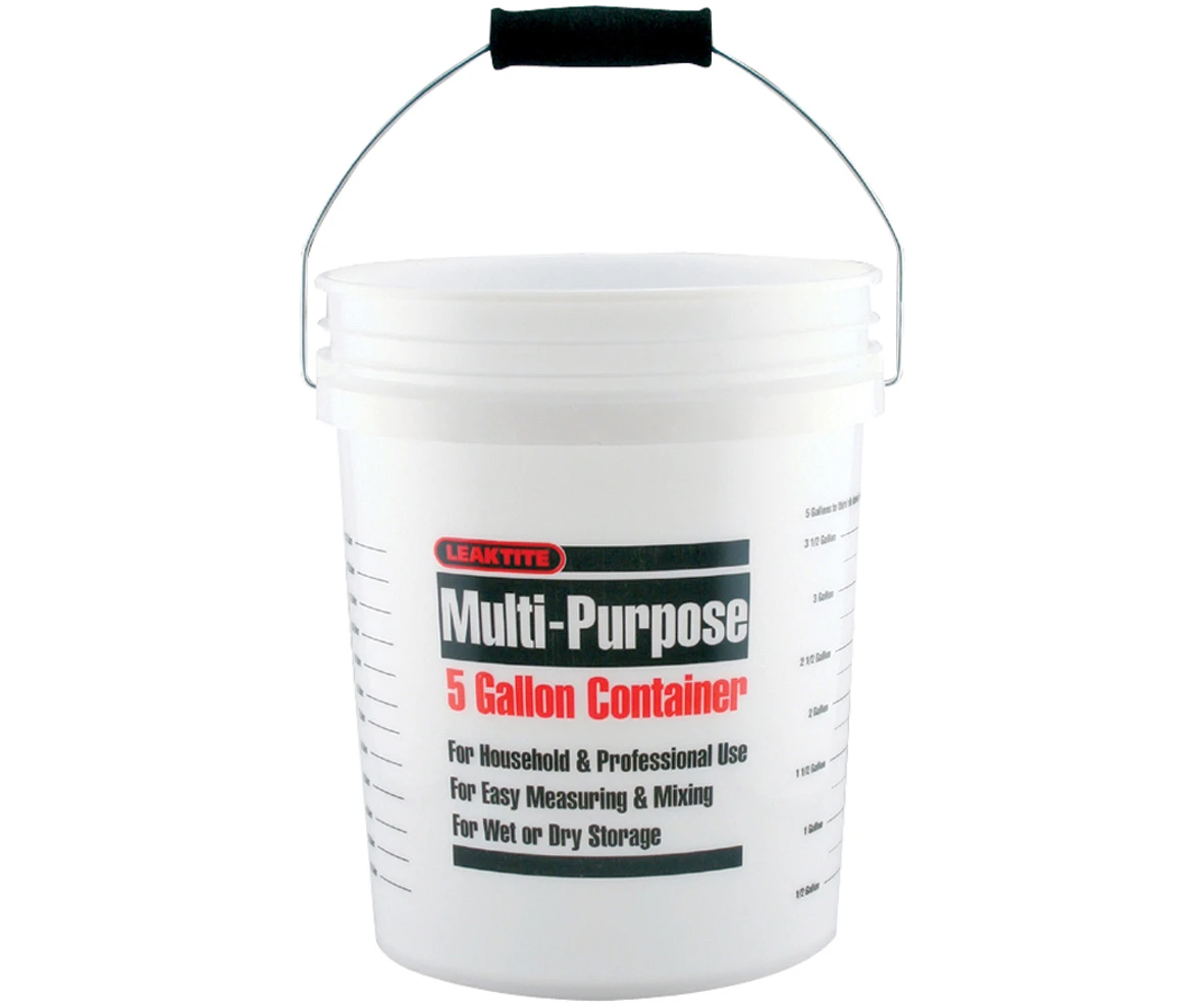 Hydrofarm White Measuring Bucket, 5 Gal 1 Hydrofarm White Measuring Bucket, 5 Gal