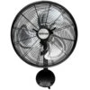 Hurricane® Pro High Velocity Oscillating Metal Wall Mount Fan 16 In