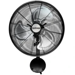 Hurricane® Pro High Velocity Oscillating Metal Wall Mount Fan 16 In