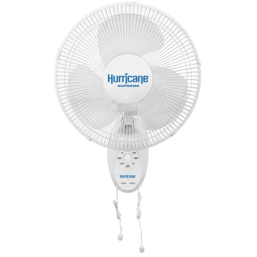 Hurricane® Supreme Oscillating Wall Mount Fan 12 In 1 Hurricane® Supreme Oscillating Wall Mount Fan 12 In