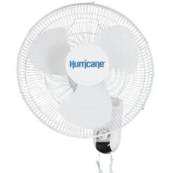 Hurricane® Classic Oscillating Wall Mount Fan 16 In