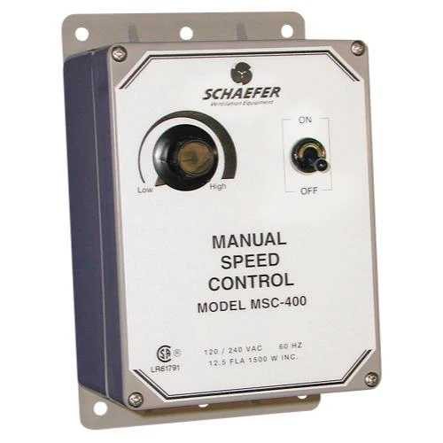 Schaefer Manual Fan Speed Controller 1 Schaefer Manual Fan Speed Controller