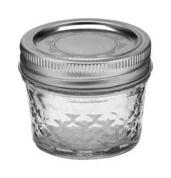 Ball Jar, 4 Oz, Quilted Crystal, Case Of 12