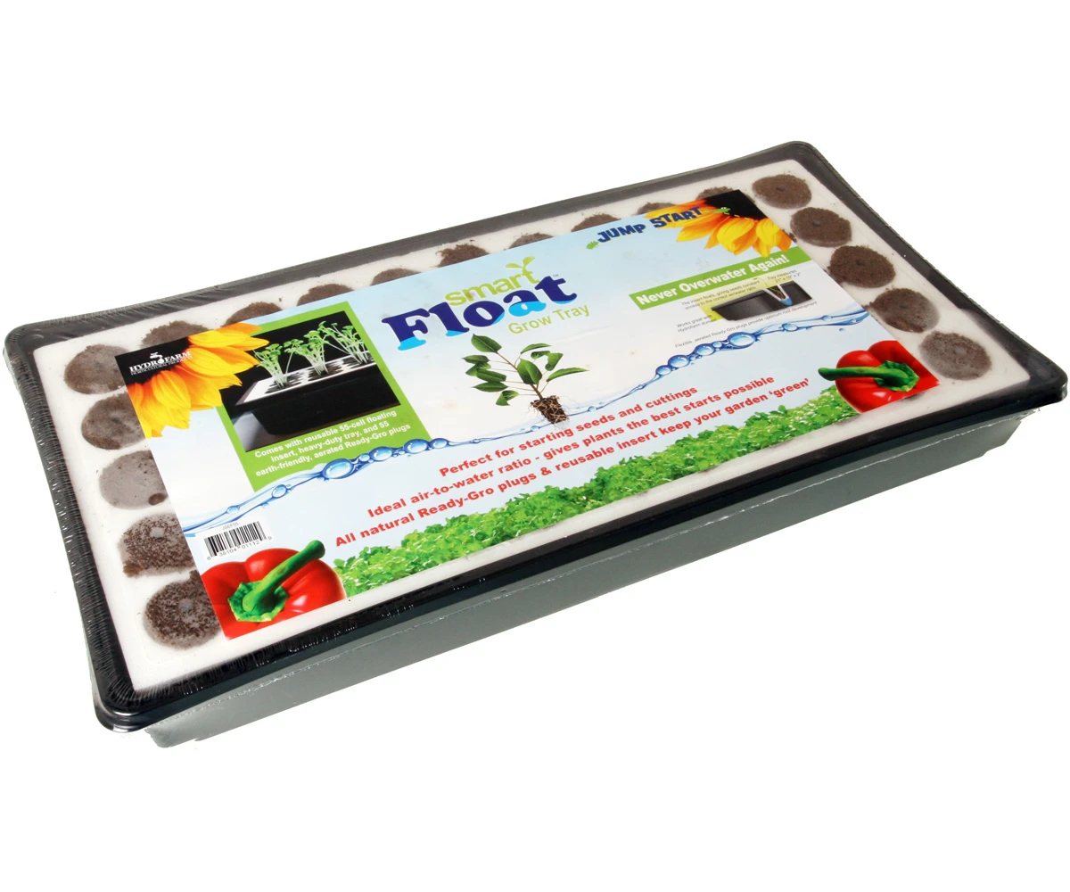 Jump Start Smart Float 55-Cell Grow Tray W/Plugs 1 Jump Start Smart Float 55-Cell Grow Tray W/Plugs