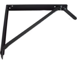 Schaefer Adjustable Wall Mount For Up To 24″ Fans, Black