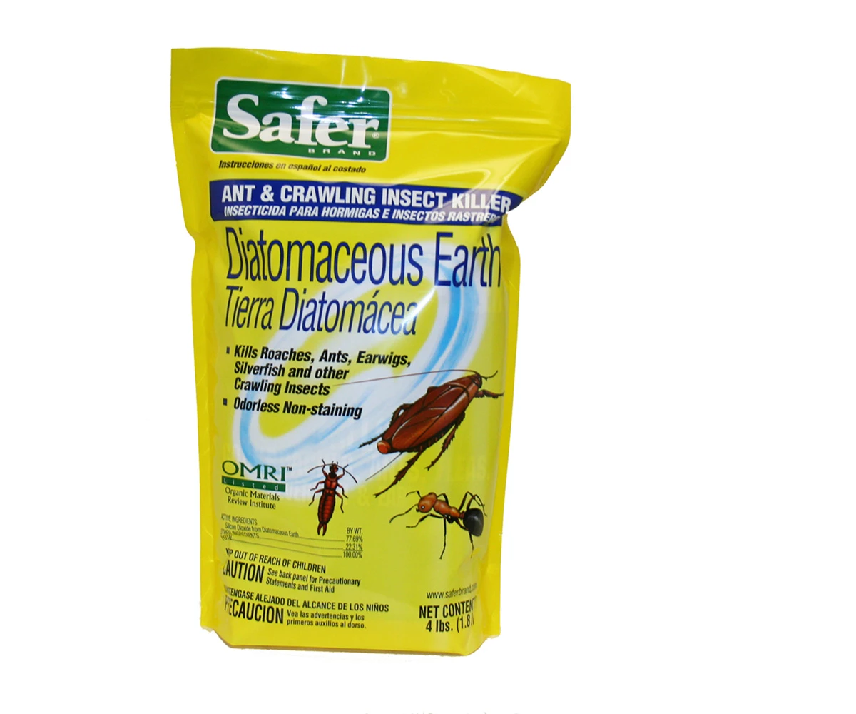 Safer Diatomaceous Earth Insect Killer, 4 Lb 1 Safer Diatomaceous Earth Insect Killer, 4 Lb