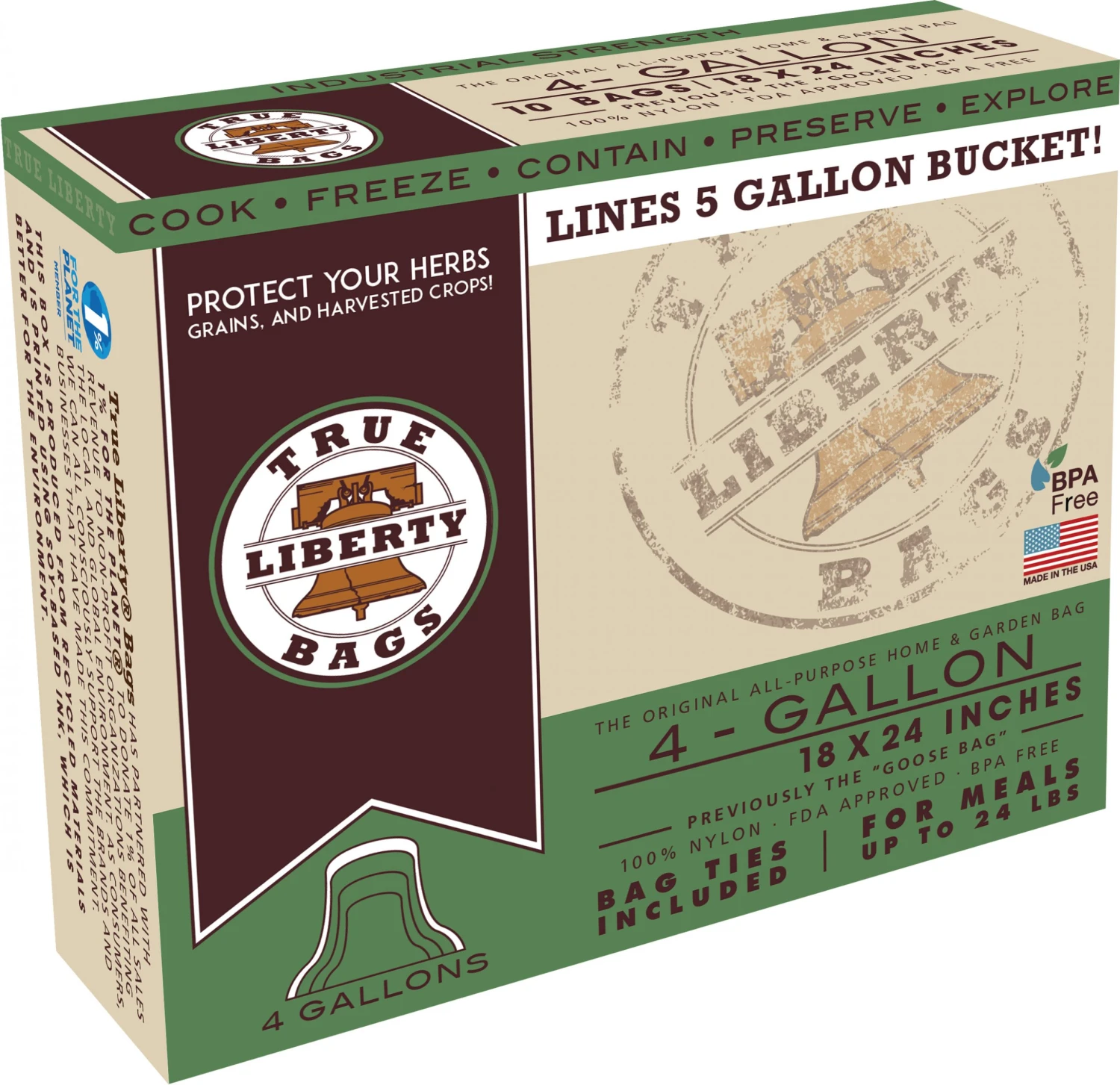 True Liberty Goose Bags, Pack Of 10 1 True Liberty Goose Bags, Pack Of 10
