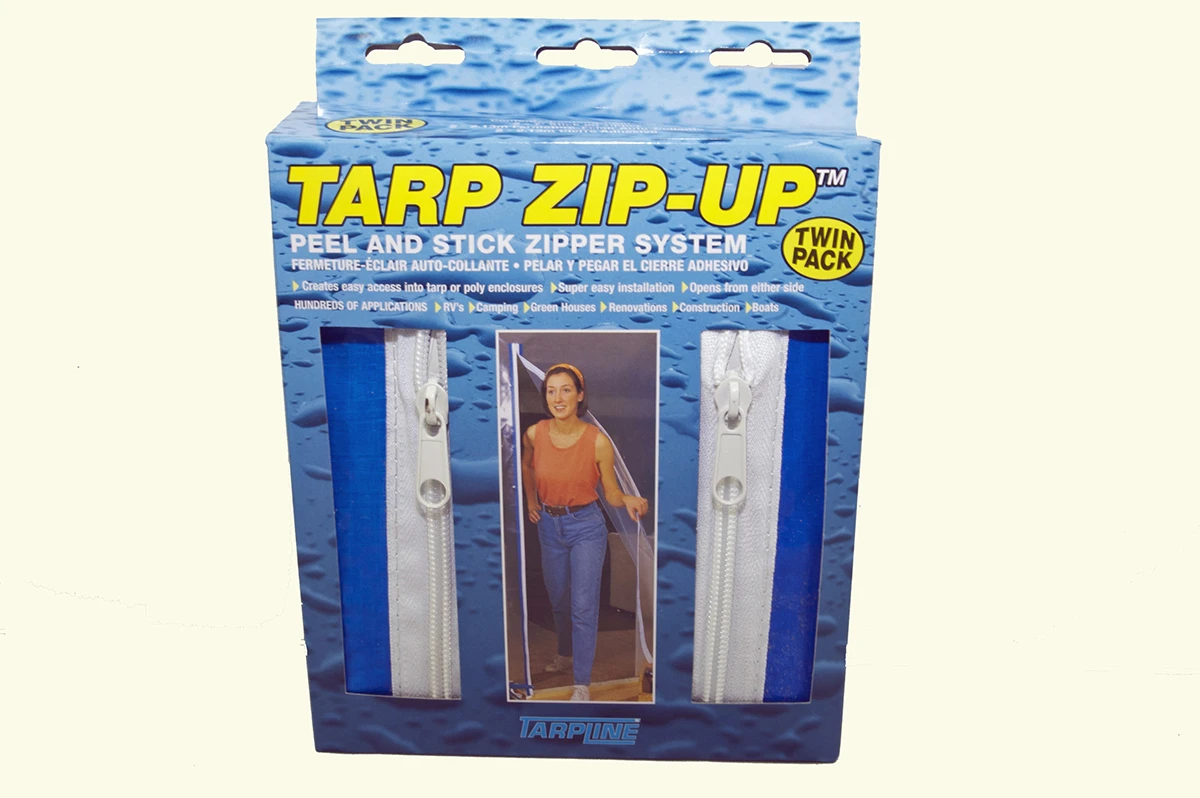 Tarpline USA Tarp Zip Up Blue, Twin Pack 1 Tarpline USA Tarp Zip Up Blue, Twin Pack