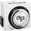 Autopilot Dual-Outlet Analog Grounded Timer, 1725W, 15A, 15-Minute On/Off, 24 Hour